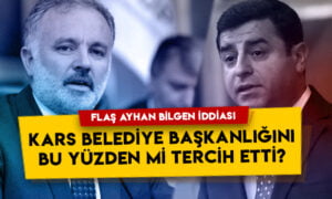 Ruşen Çakır’dan dikkat çeken iddia: Ayhan Bilgen Kars Belediye Başkanlığını bu yüzden mi tercih etti?