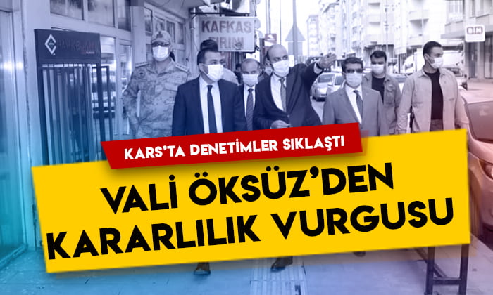 Kars Valisi Türker Öksüz,