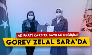 AK Parti Kars’ta bayrak değişimi: Görev Zelal Sara’da