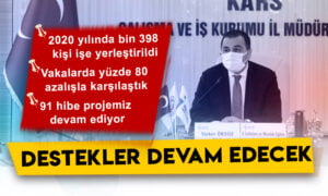 Kars Valisi Türker Öksüz: Destekler normalleşemeye dönene kadar devam edecek