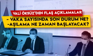 Vali Türker Öksüz’den flaş açıklamalar: Kars’ta vaka sayısında son durum ne? Aşılama ne zaman başlayacak?