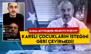 Bursa Büyükşehir Belediye Başkanı Alinur Aktaş Karslı çocukların isteğini geri çevirmedi: Sözümüz söz!