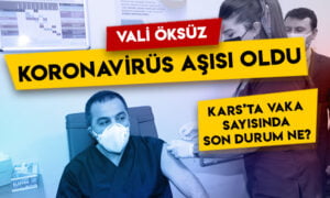 Vali Türker Öksüz Kovid-19 aşısı yaptırdı: Kars’ta vaka sayısında son durum ne?