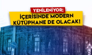 Aynalı Köşk Kültür ve Sanat Merkezi yenileniyor: İçerisinde modern kütüphane de olacak!