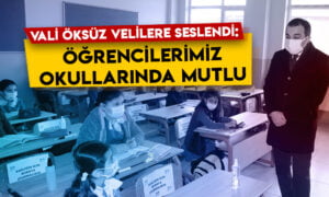 Kars Valisi Türker Öksüz velilere seslendi: Öğrencilerimiz okullarında mutlu