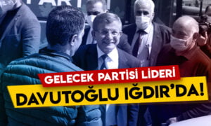 Gelecek Partisi lideri Ahmet Davutoğlu Iğdır’da