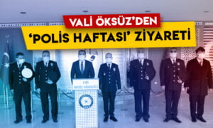 Kars Valisi Türker Öksüz’den İl Emniyet Müdürlüğüne ‘Polis Haftası’ ziyareti