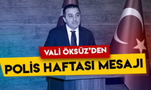 Kars Valisi Türker Öksüz’den Polis Haftası mesajı