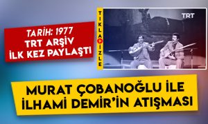TRT Arşiv ilk kez paylaştı: Murat Çobanoğlu ile İlhami Demir’in atışması