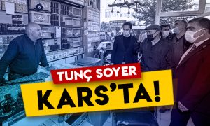 İzmir Büyükşehir Belediye Başkanı Tunç Soyer Kars’ta!