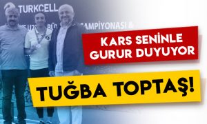 Karslı milli atlet Tuğba Toptaş yeniden şampiyon!