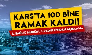Kars’ta 100 bine ramak kaldı: İl Sağlık Müdürü Zakir Lazoğlu’ndan açıklama!
