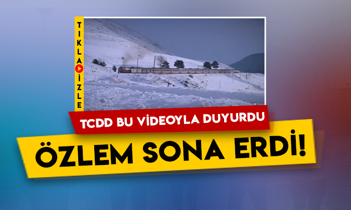 TCDD Karslıların beklediği haberi bu videoyla duyurdu: Özlem sona erdi!
