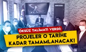 Kars Valisi Türker Öksüz talimatı verdi: Projeler o tarihe kadar tamamlanacak!