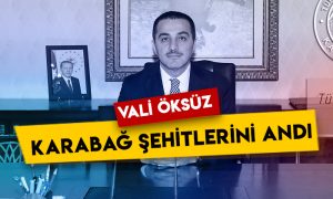 Kars Valisi Türker Öksüz Karabağ Savaşı şehitlerini andı