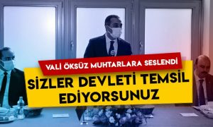 Kars Valisi Türker Öksüz muhtarlara seslendi: Sizler devleti temsil ediyorsunuz