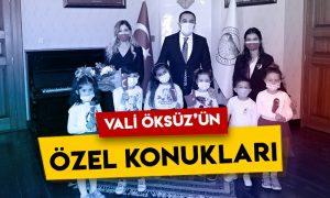 Kars Valisi Türker Öksüz’ün özel konukları
