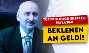 Bakan Karaismailoğlu’ndan Turistik Doğu Ekspresi paylaşımı: Beklenen an geldi!