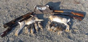 Tunceli’de kaçak keklik ve tavşan avlayan 5 kişiye ceza kesildi