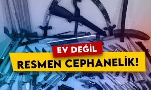 Ardahan’da bir evden resmen cephanelik çıktı!