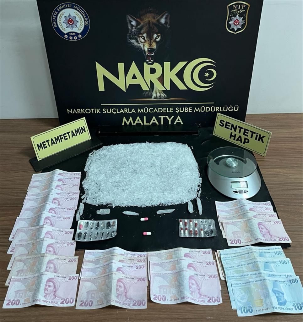 Malatya’da uyuşturucu operasyonunda 4 zanlı tutuklandı