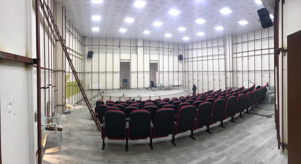 Saray Belediyesi, sinemaya dönüştürdükleri salonda çocukları beyaz perdeyle buluşturacak