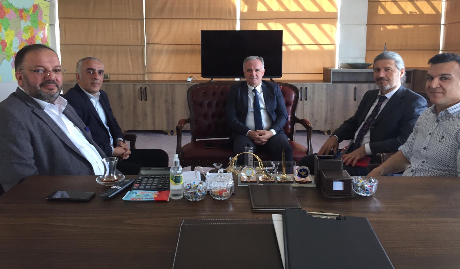 Atıf Özbey’den SESPARTİ Genel Başkanı Ayhan Bilgen’e ziyaret