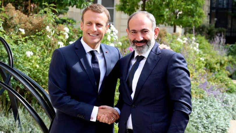 Ermenistan Başbakanı Paşinyan, Fransa Cumhurbaşkanı Macron ile görüştü