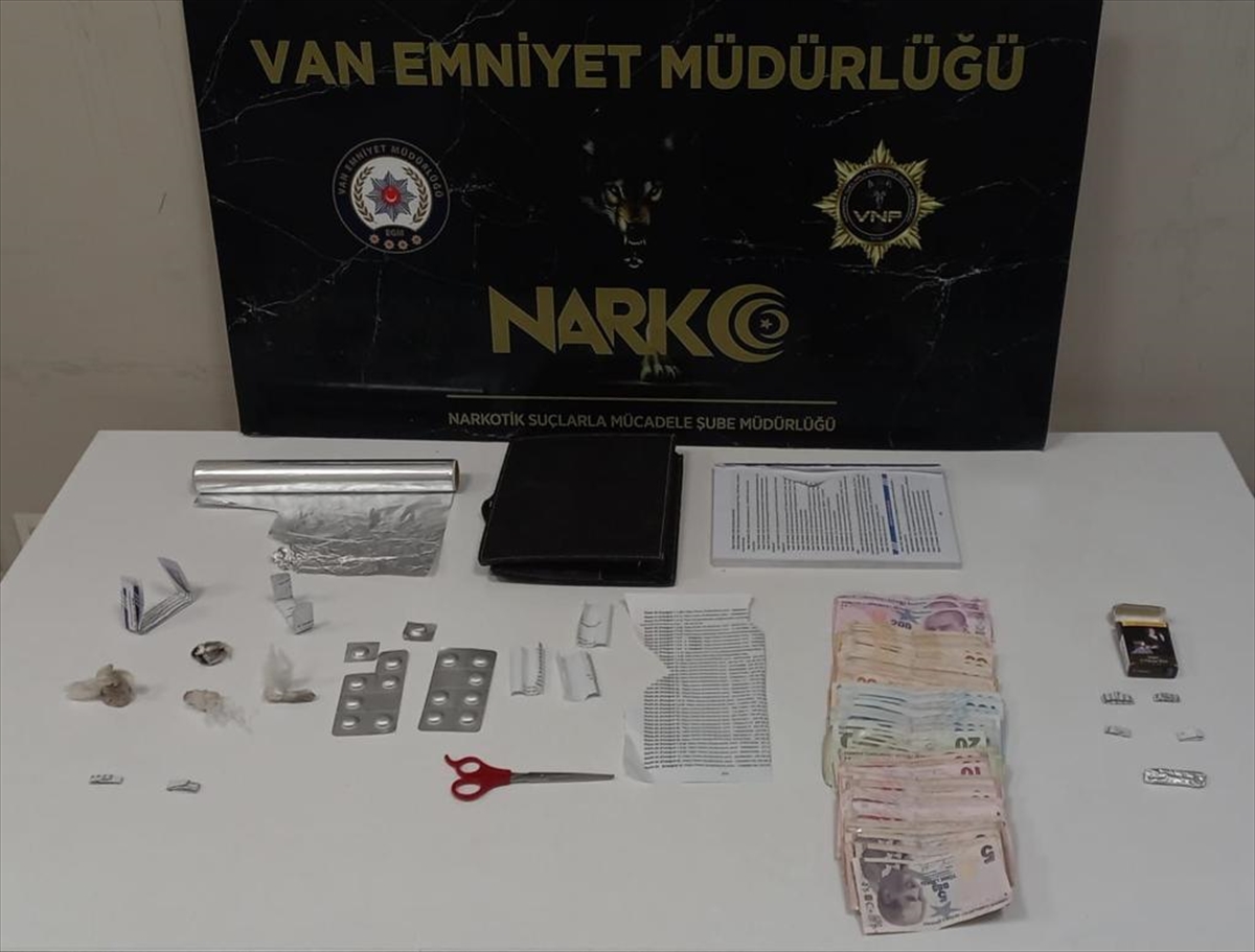 Van’da uyuşturucu satıcılarına yönelik operasyonlarda 35 şüpheli hakkında işlem yapıldı
