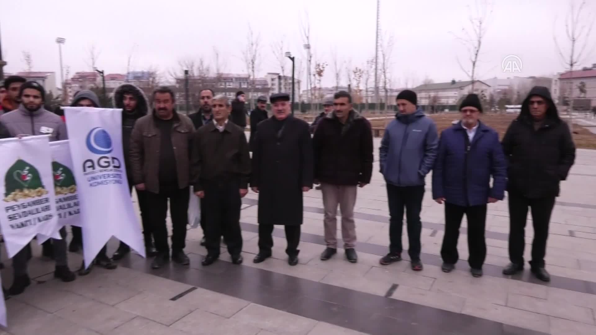 Çin’in Sincan Uygur Özerk Bölgesi politikaları Kars ve Ardahan’da protesto edildi