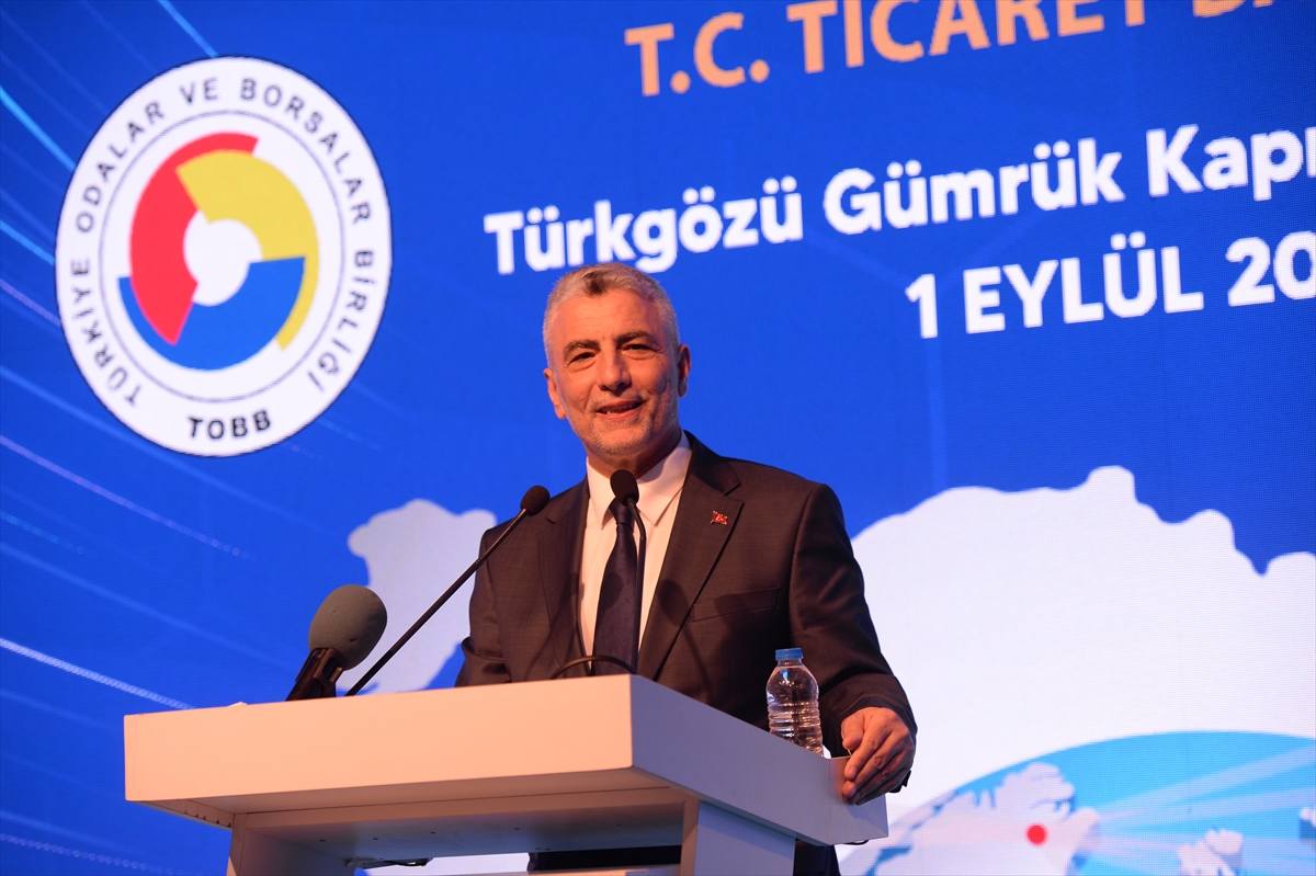 Ticaret Bakanı Ömer Bolat, Türkgözü Gümrük Kapısı’nda konuştu: