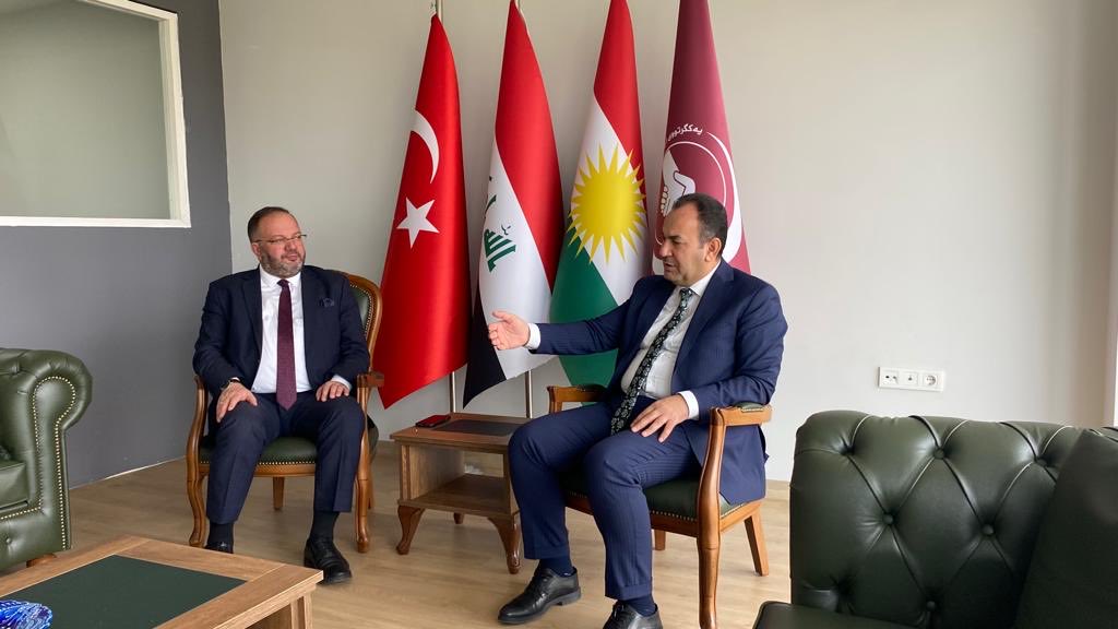 Atıf Özbey’den Irak Kürt Bölgesi İslam Birliği Ankara Temsilcisi Baskadery’e ziyaret