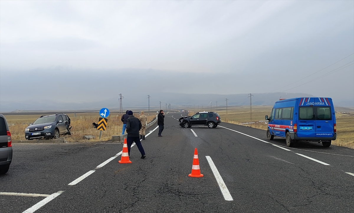 Ardahan'da meydana gelen trafik