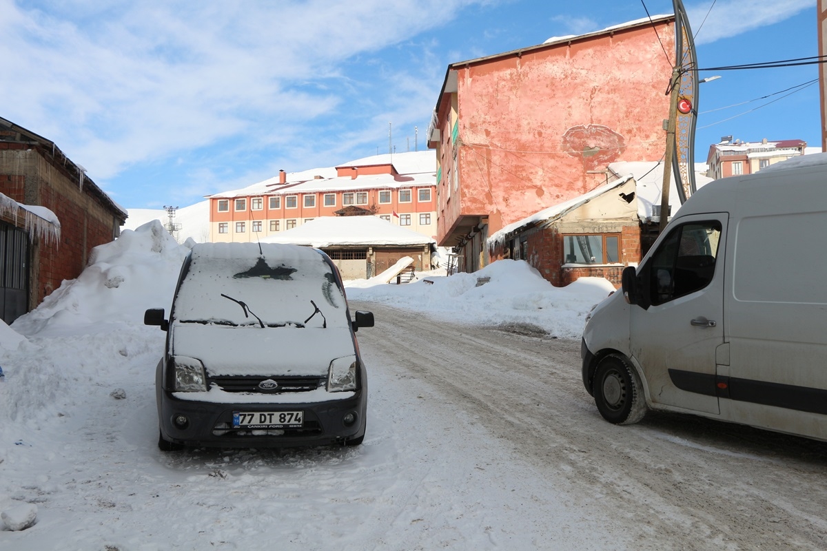 Bingöl Karlıova'da soğuk hava etkili oldu