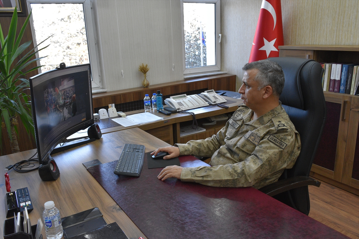 Erzurum İl Jandarma Komutanı Tuğgeneral Düz AA'nın “Yılın Kareleri” oylamasına katıldı