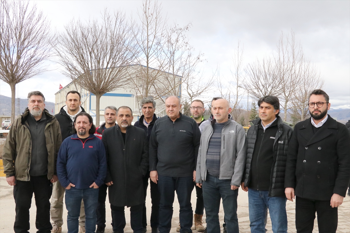 Erzincan'daki maden sahasında inceleme yapan bilim insanları izlenimlerini paylaştı