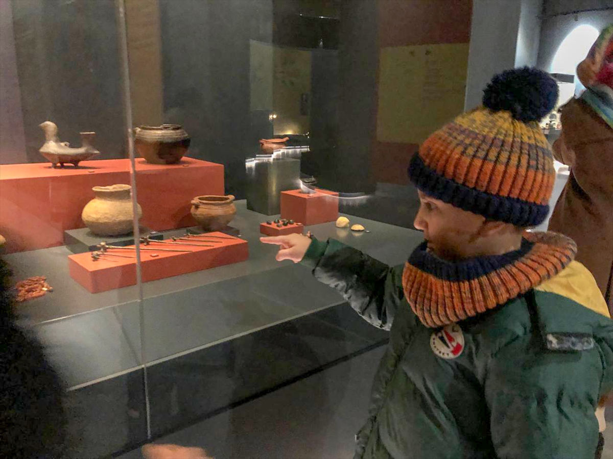Erzurum Müzesi minik ziyaretçileri ağırladı