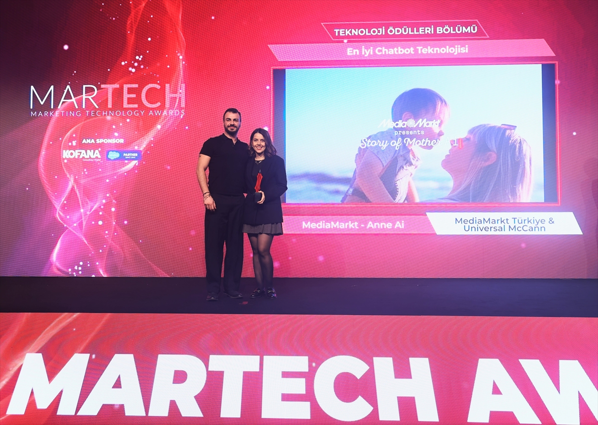 MediaMarkt “Anne AI” projesiyle Martech Awards'ta ödül kazandı