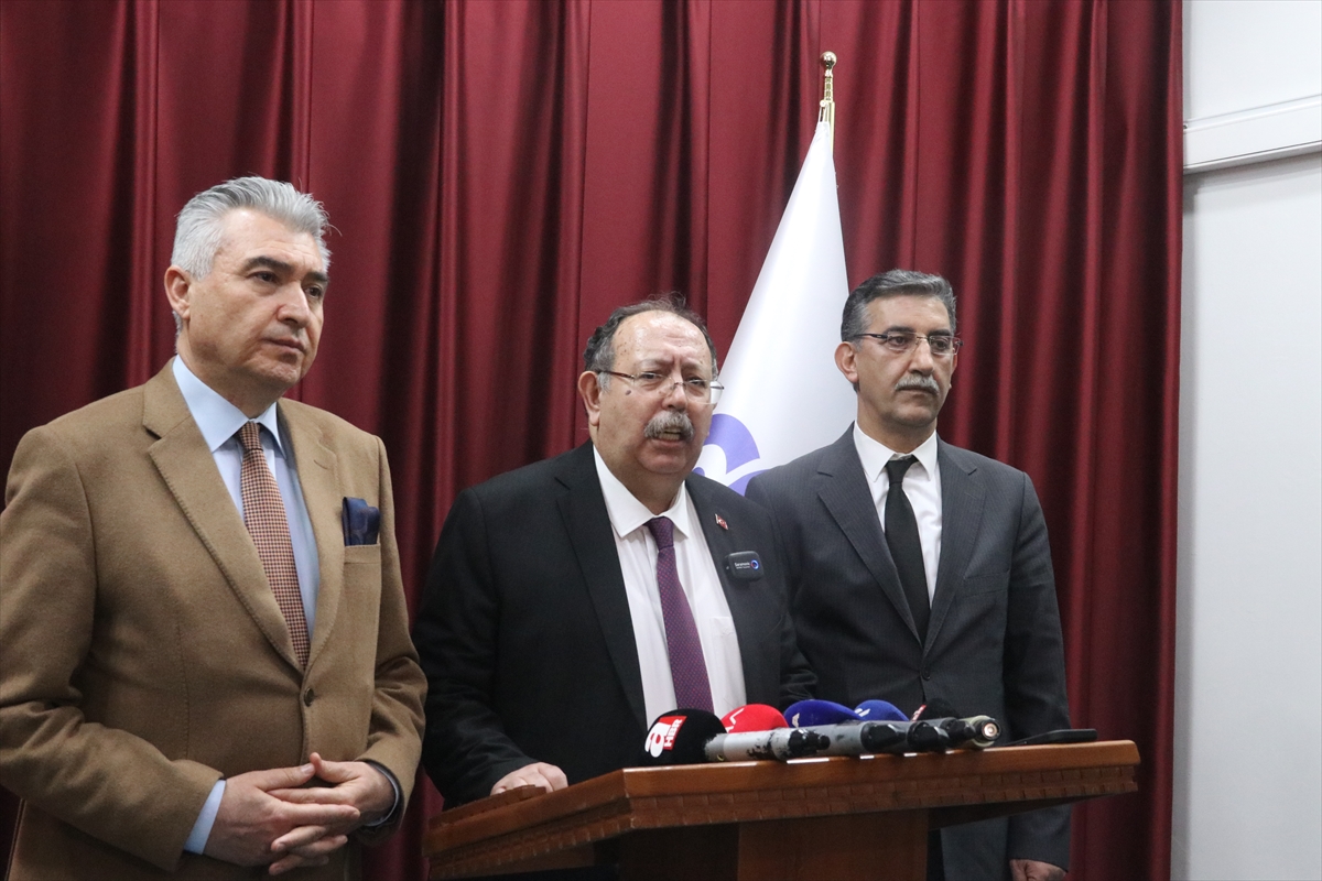 YSK Başkanı Yener’den Malatya’daki seçim hazırlıklarına ilişkin açıklama