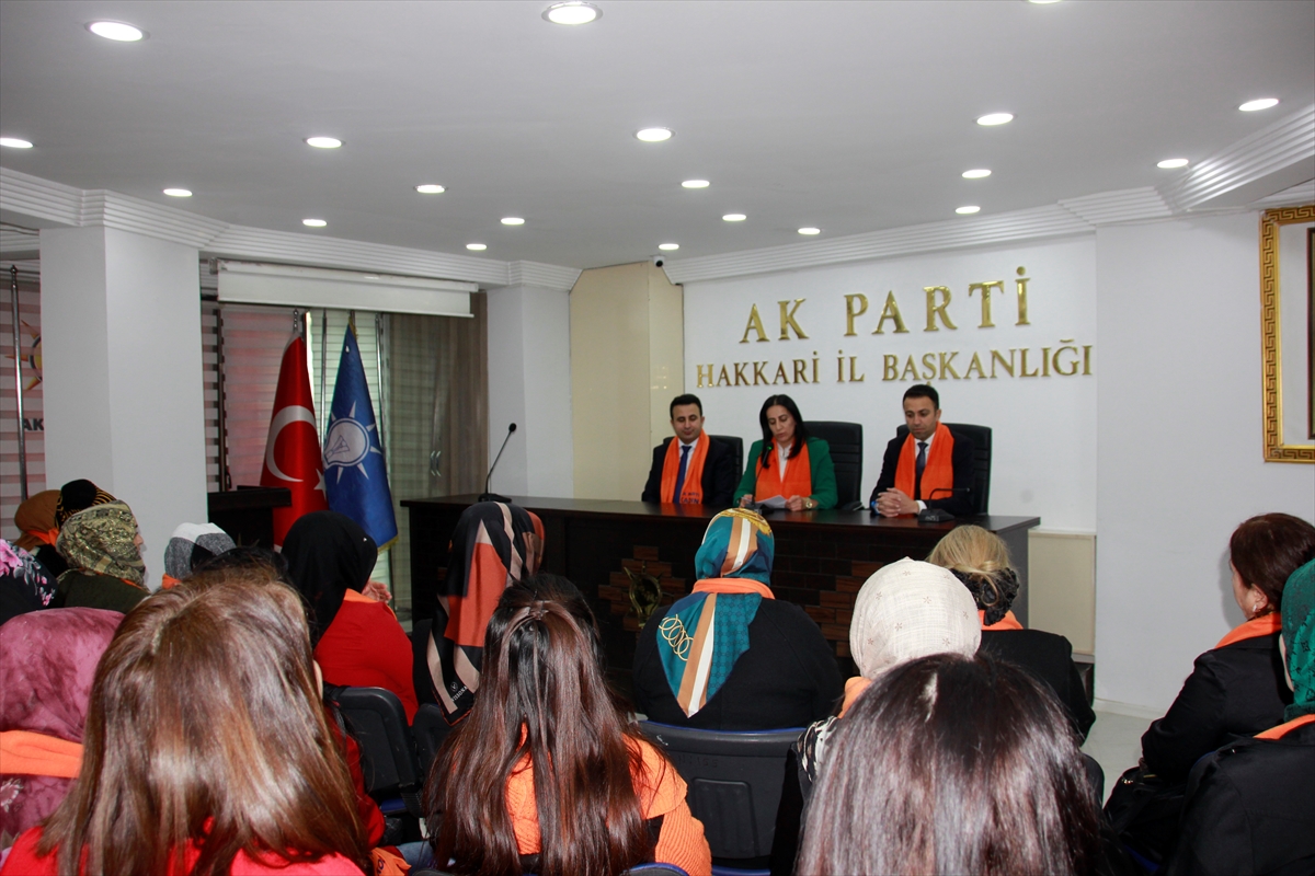 AK Parti Hakkari Kadın Kolları Başkanlığı'nın “8 Mart Dünya Kadınlar Günü” açıklaması