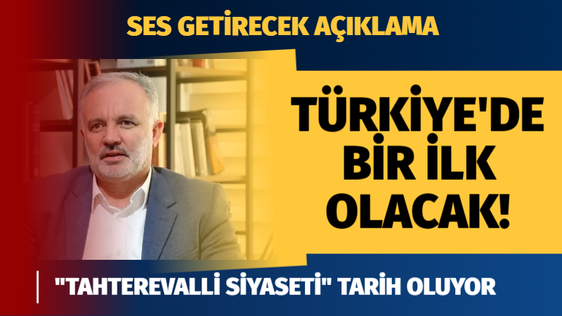 Ayhan Bilgen’den ses getirecek açıklama: Türkiye’de bir ilk olacak!