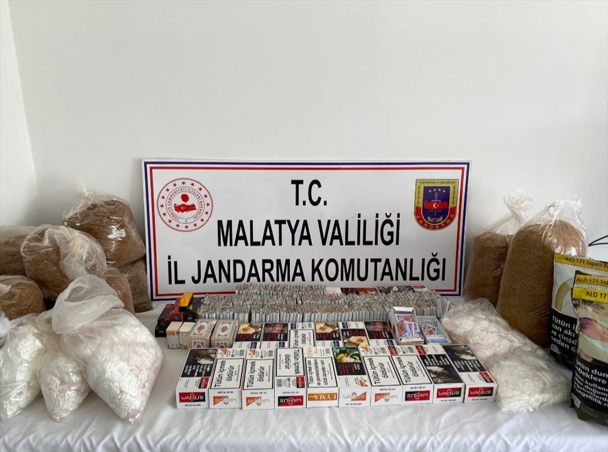 Malatya'da kaçakçılık ve uyuşturucu operasyonlarında 6 zanlı tutuklandı