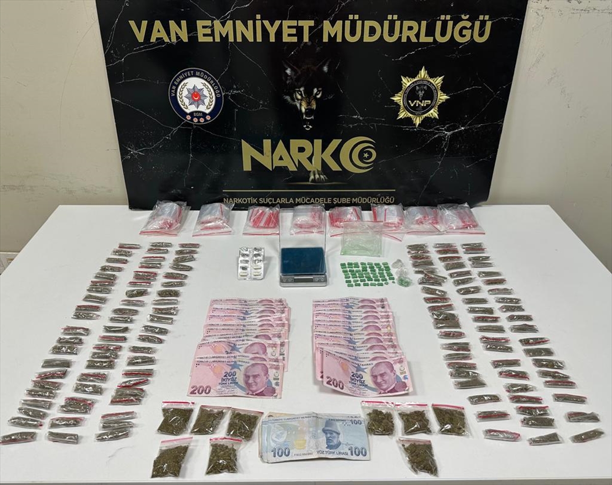 Van'da uyuşturucu operasyonlarında 29 şüpheli hakkında işlem yapıldı