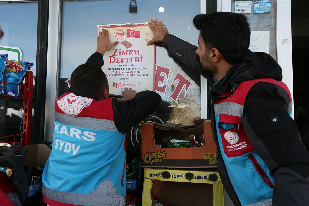 “Zimem defteri” geleneğinin yaşatıldığı Kars'ta ihtiyaç sahiplerinin borçları kapatılıyor