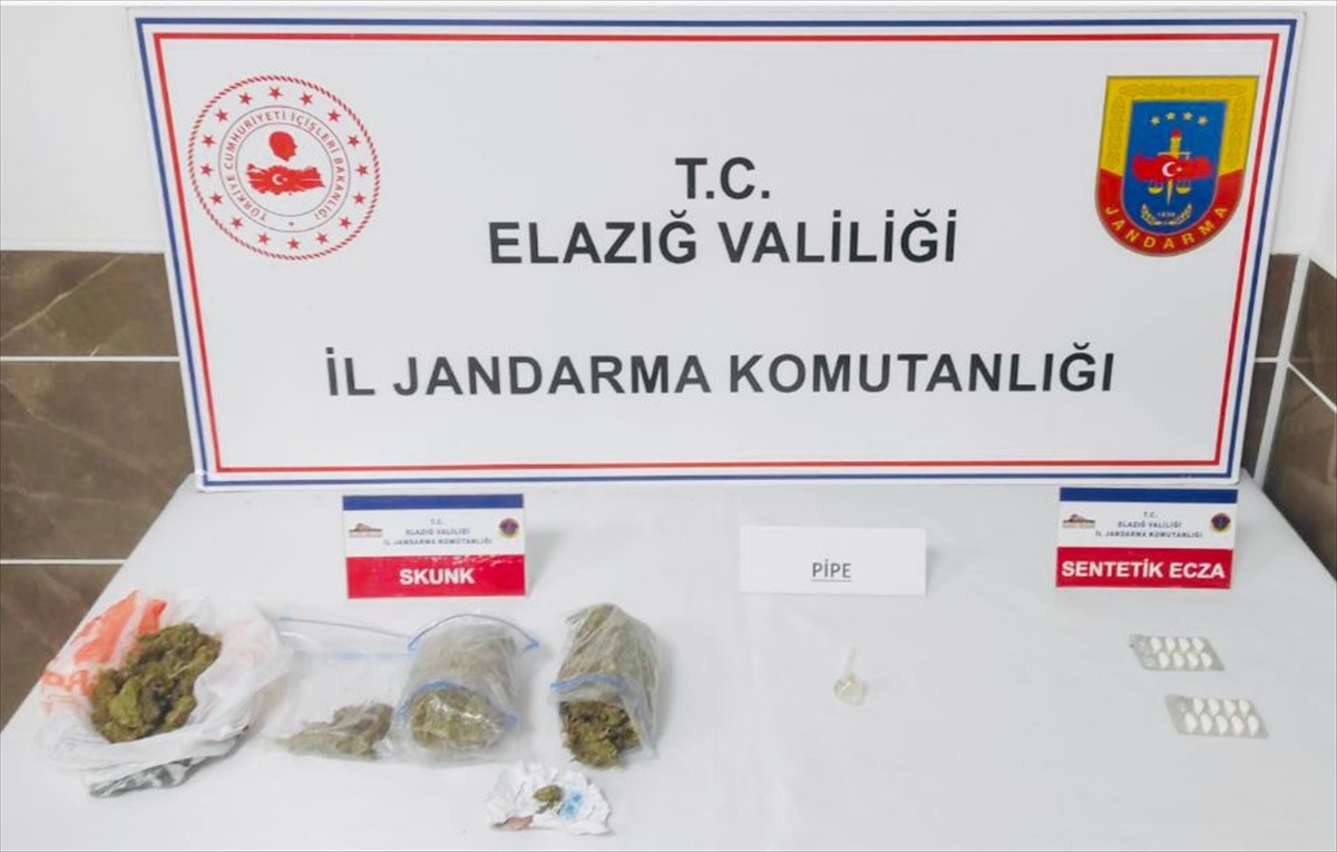 Elazığ’da uyuşturucu operasyonunda 5 şüpheli yakalandı
