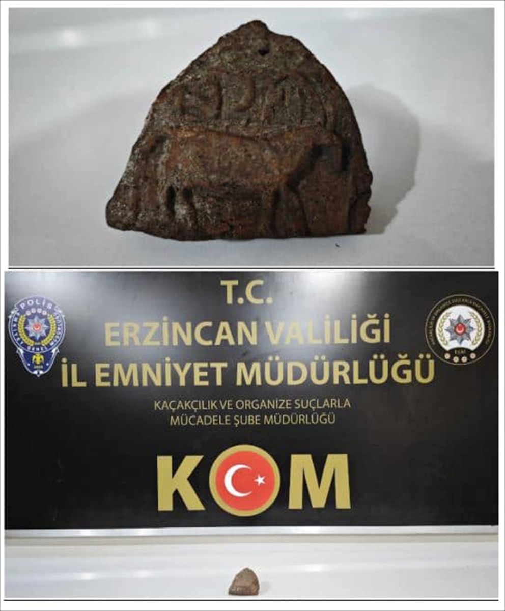 Erzincan’da tarihi eser kaçakçılığı operasyonunda 2 şüpheli yakalandı