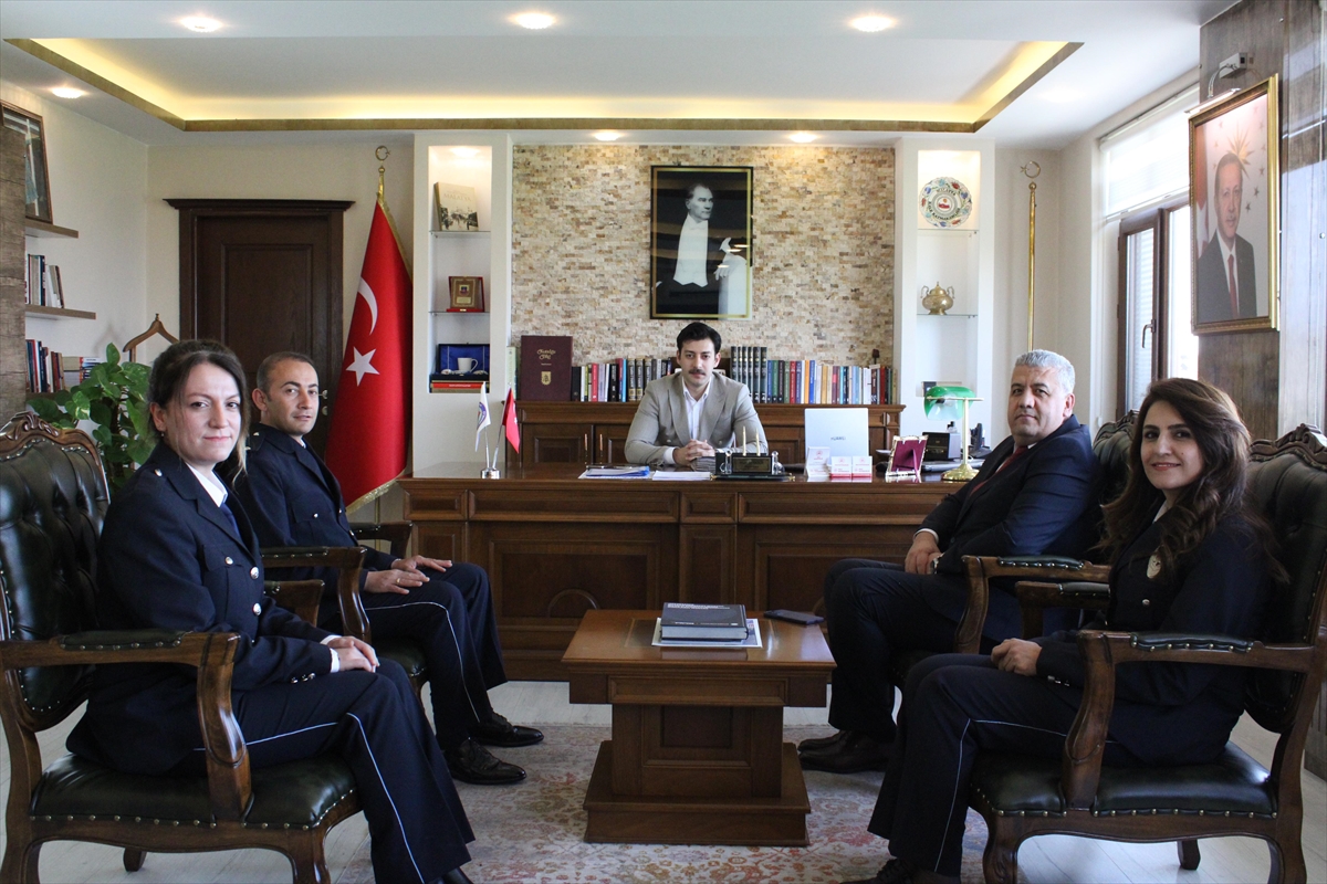 Kale Kaymakamı Aksoy'a Polis Haftası ziyareti