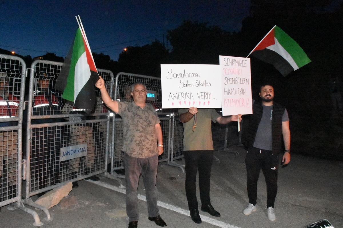 Malatya'da İsrail'in Gazze'ye yönelik saldırıları protesto edildi