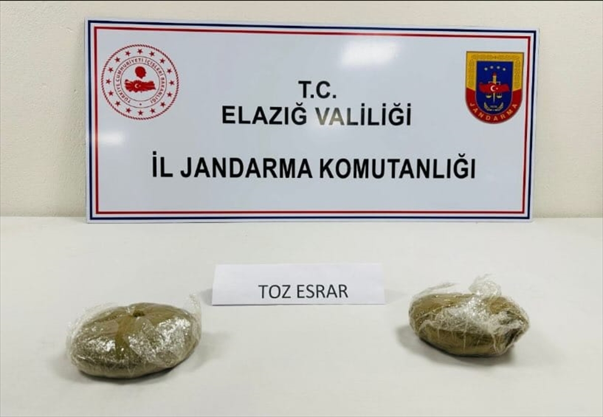 Elazığ'da uyuşturucu operasyonunda 2 şüpheli yakalandı