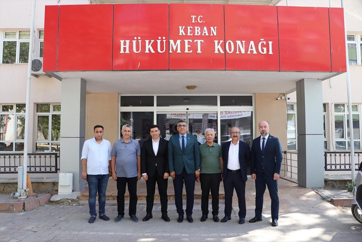 Keban Kaymakamı Atalık'ı Elazığ Türk Ocakları Başkanı Haykır ziyaret etti